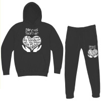 Bilingual Teacher T Shirt Heart Hands School Team Group Gift Hoodie & Jogger Set | Artistshot