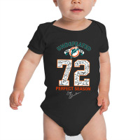 Miami Dolphin Undefeated Baby Bodysuit | Artistshot