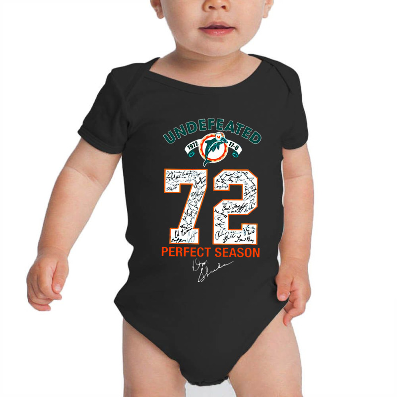 Miami Dolphin Undefeated Baby Bodysuit | Artistshot