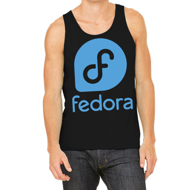 Matte Fedora Linux Tank Top | Artistshot