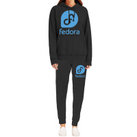 Matte Fedora Linux Hoodie & Jogger Set | Artistshot