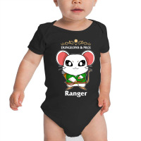 Mice Ranger Mouse Fantasy D20 Tabletop Rpg Roleplaying Gamer Baby Bodysuit | Artistshot