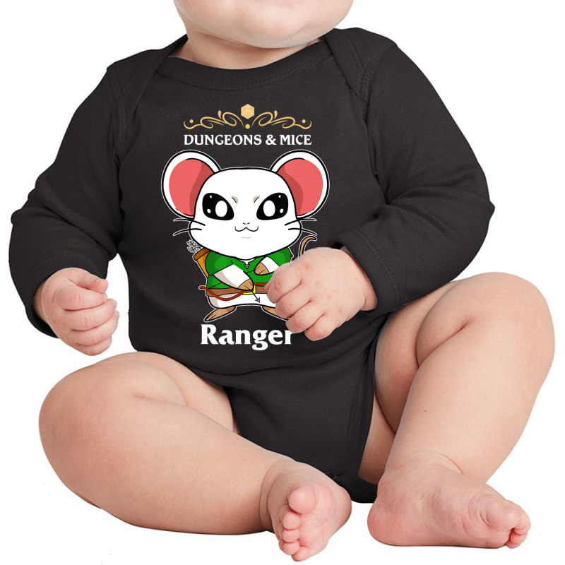 Mice Ranger Mouse Fantasy D20 Tabletop Rpg Roleplaying Gamer Long Sleeve Baby Bodysuit by hotoancuong | Artistshot