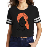 Bhagat Singh The Punjabi Indian Hero Freedom Fighter Shirt Scorecard Crop Tee | Artistshot