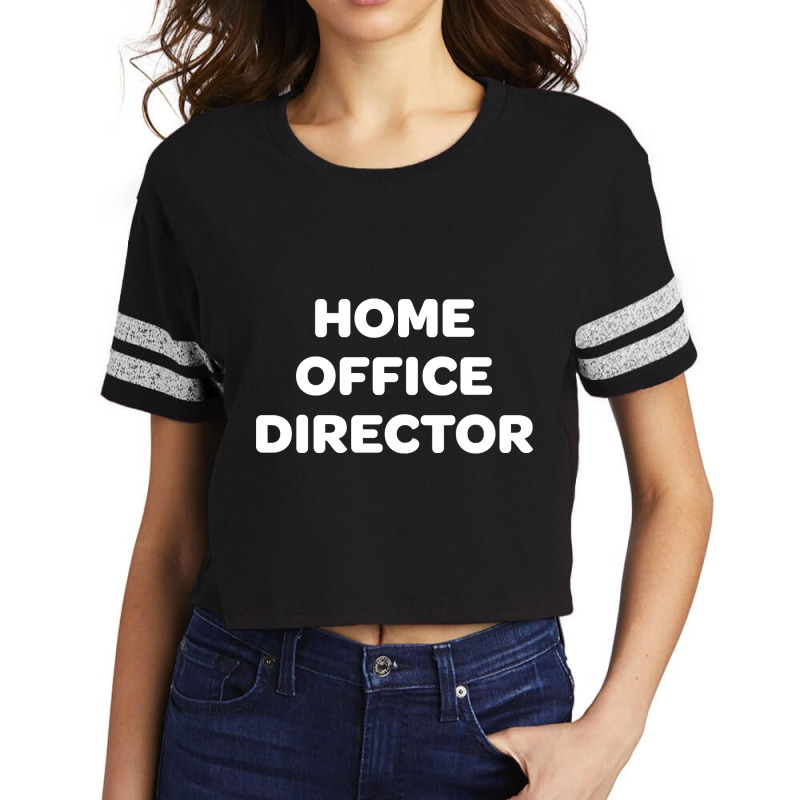 Home Office Director Work From Home Employee Scorecard Crop Tee by atereabag | Artistshot