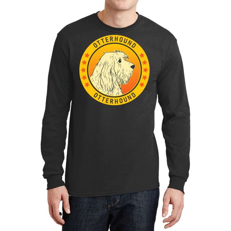 Otterhound T  Shirt Otterhound Dog Portrait T  Shirt Long Sleeve Shirts by hratke | Artistshot