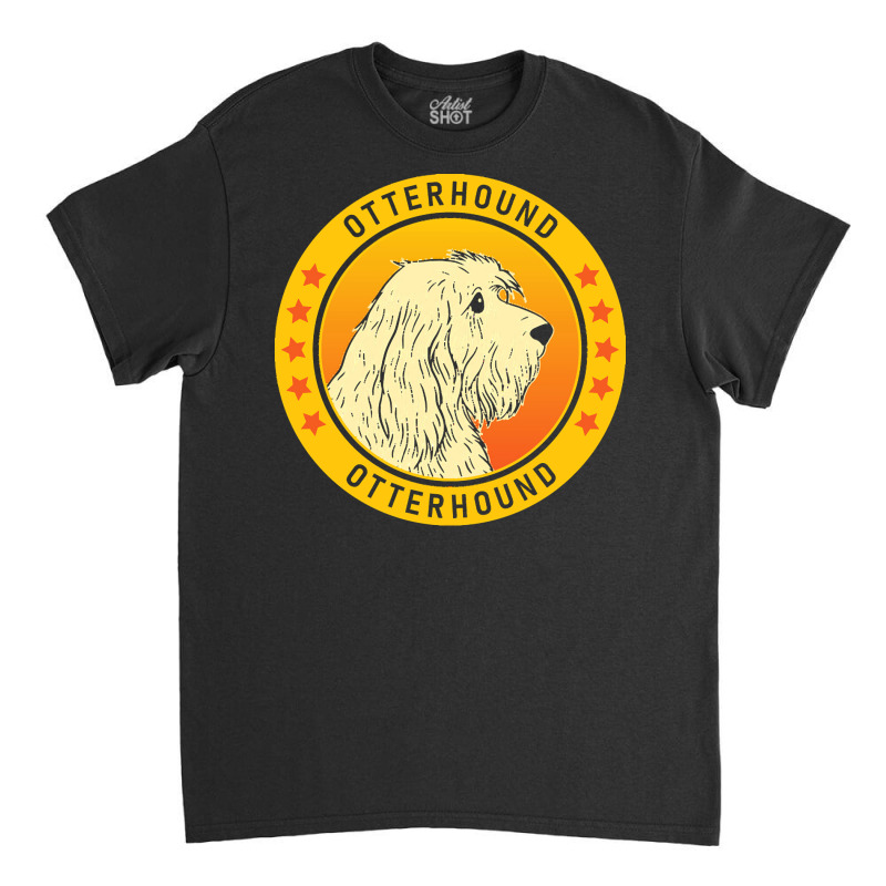 Otterhound T  Shirt Otterhound Dog Portrait T  Shirt Classic T-shirt by hratke | Artistshot