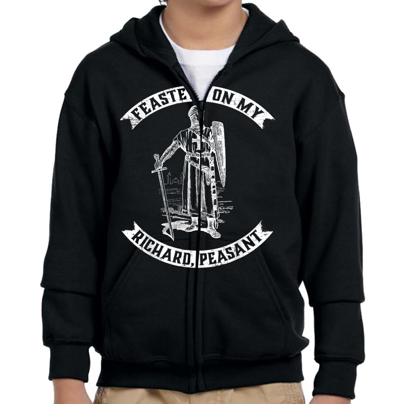 Mens Funny Medieval Knight Renaissance Fair Festival Rude T Shirt Youth Zipper Hoodie by cluniepfa | Artistshot