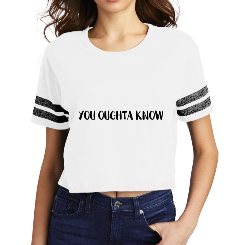 You Oughta Know - Alanis Morissette  .png Scorecard Crop Tee by cm-arts | Artistshot