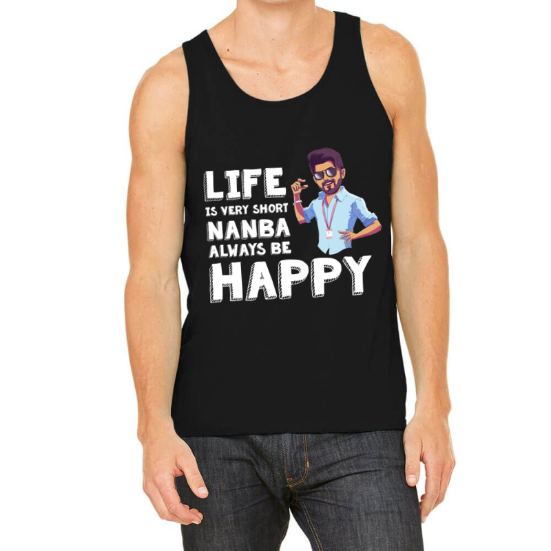 Master Vijay - Always Be Happy Tank Top by cm-arts | Artistshot