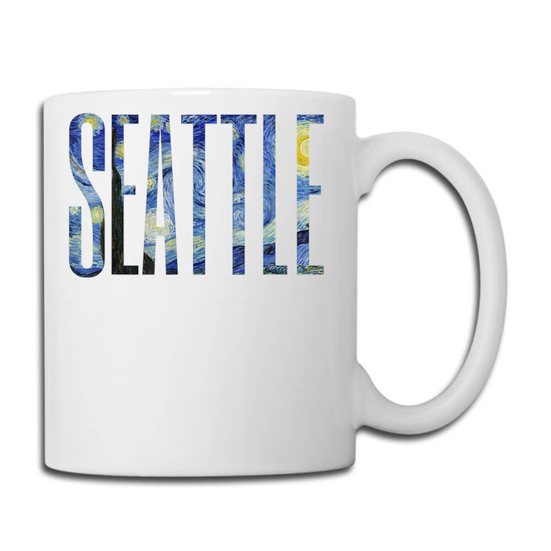 Seattle Van Gogh Starry Night Art Vincent Van Gogh Painting Coffee Mug | Artistshot