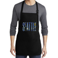 Seattle Van Gogh Starry Night Art Vincent Van Gogh Painting Medium-length Apron | Artistshot