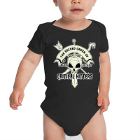 Retro Sacred Order Critical Hitters 20 Side Skull Baby Bodysuit | Artistshot