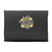 Retro The Dice Hate Me 20 Sided Tabletop Role Play Accessory Pouches | Artistshot