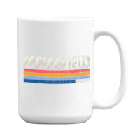 Vintage 70s 80s Style Springfield Ma 15 Oz Coffee Mug | Artistshot