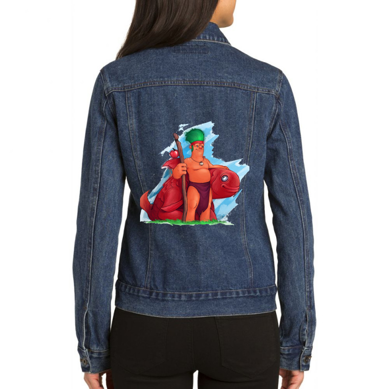 Nowruz Ladies Denim Jacket by cm-arts | Artistshot