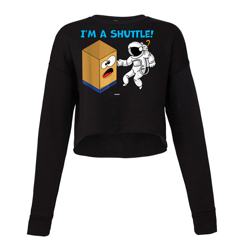 Cardboard Bin Coworker Swagazon Associate I'm A Shuttle T Shirt Cropped Sweater by cm-arts | Artistshot