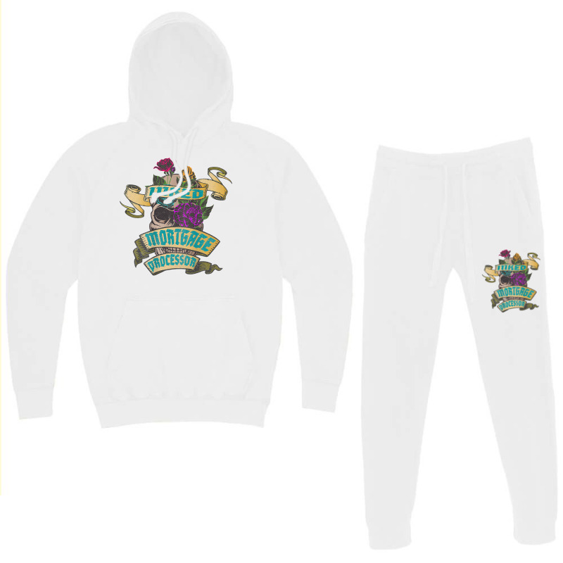 Mortgage Processor Inked Skull Tattoo Backside Design T Shirt Hoodie & Jogger Set | Artistshot