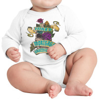 Mortgage Processor Inked Skull Tattoo Backside Design T Shirt Long Sleeve Baby Bodysuit | Artistshot