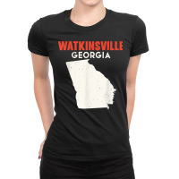 Watkinsville Georgia Usa State America Travel Georgian Atlan T Shirt Ladies Fitted T-shirt | Artistshot