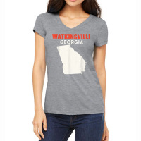 Watkinsville Georgia Usa State America Travel Georgian Atlan T Shirt Women's V-neck T-shirt | Artistshot