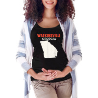 Watkinsville Georgia Usa State America Travel Georgian Atlan T Shirt Maternity Scoop Neck T-shirt | Artistshot