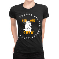 Halloween Oncology Hematology Nurse Crew Tee Peds Hemonc T Shirt Ladies Fitted T-shirt | Artistshot