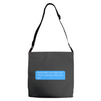 Identity Theft Is Not A Joke Adjustable Strap Totes | Artistshot