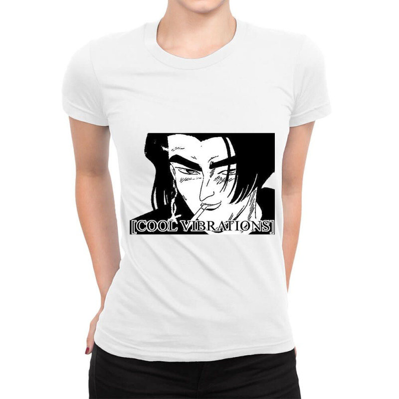 Cool Vibrations Initial D Ladies Fitted T-Shirt by cm-arts | Artistshot