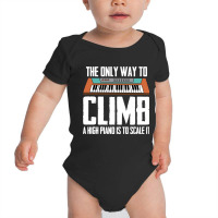 Keyboard Pianist Design And Music Musician Piano Player-44lpg Baby Bodysuit | Artistshot