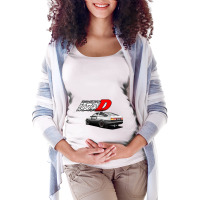 Initial D - Ae89 Trueno Maternity Scoop Neck T-shirt | Artistshot