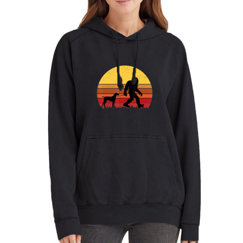 German Shorthaired Pointer Retro Dog Vintage Hoodie by Konlasa6638 | Artistshot