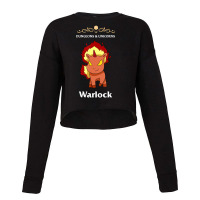 Unicorn Warlock Fantasy D20 Tabletop Rpg Roleplaying Gamer Cropped Sweater | Artistshot