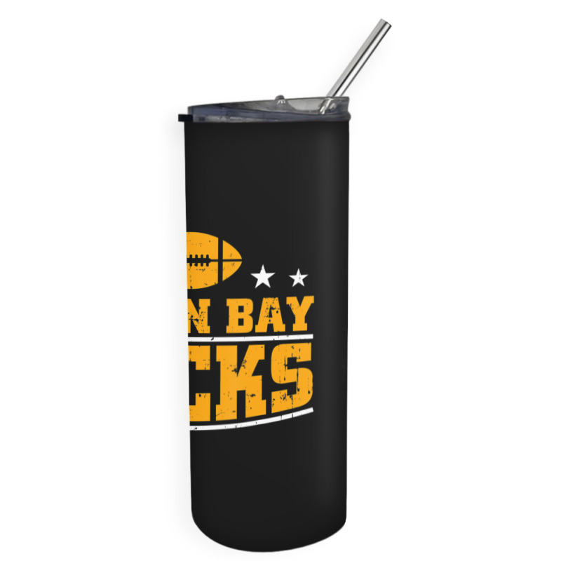 Green Bay Sucks Football Sarcastic Humor Skinny Tumbler | Artistshot