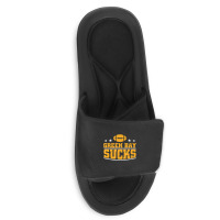 Green Bay Sucks Football Sarcastic Humor Slide Sandal | Artistshot