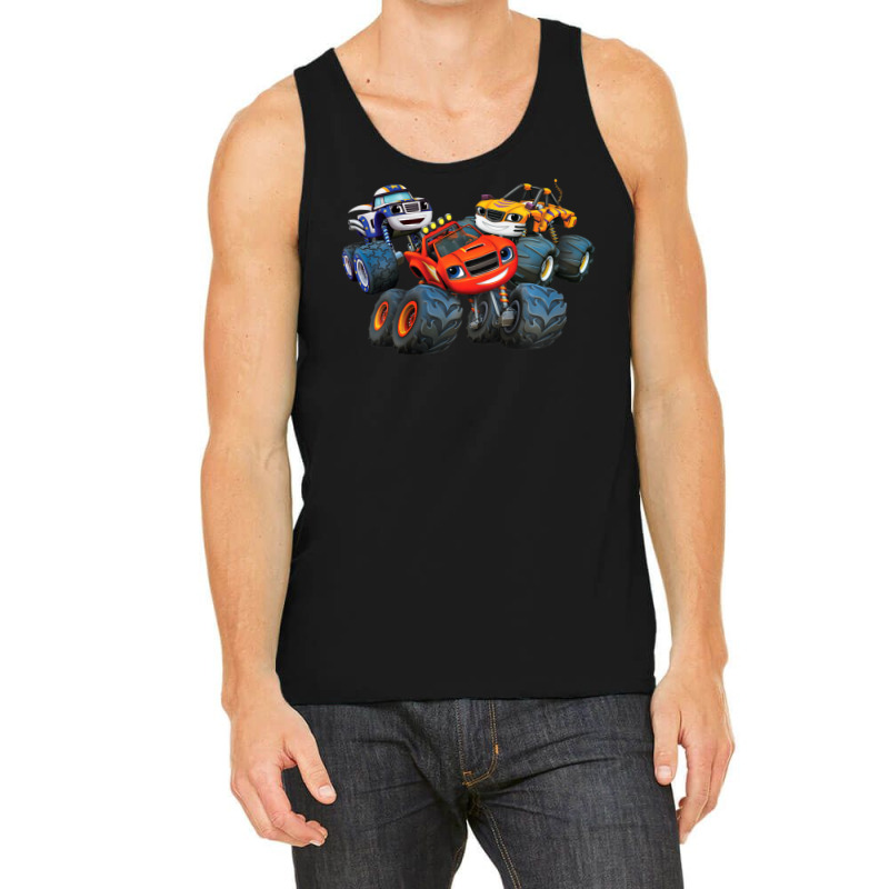 Kids Blaze & The Monster Machines Truck Crew Tank Top | Artistshot