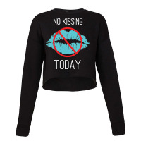 No Kissing Me Funny Pic Cropped Sweater | Artistshot