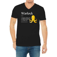 Warlock Class Definition V-neck Tee | Artistshot