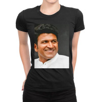 Punith Rajkumar Sir Ladies Fitted T-shirt | Artistshot