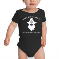 When The Dm Smiles Dungeons Rpg Wizard Dice Dragons Baby Bodysuit | Artistshot