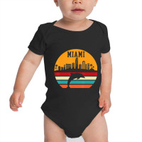 Vintage Miami 70s 80s For A Traveler Or Tourist Baby Bodysuit | Artistshot