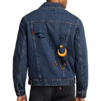 South Indian Woman Art Men Denim Jacket | Artistshot