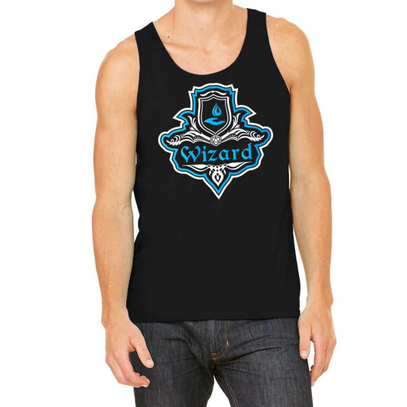 Wizard Class Emblem Dungeons And Rpg Dragons Tank Top | Artistshot