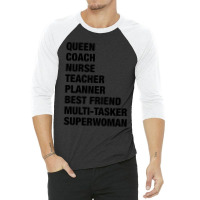 Supermom 3/4 Sleeve Shirt | Artistshot