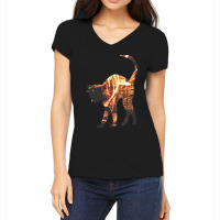 This Cat Is On Fire Women's V-neck T-shirt | Artistshot