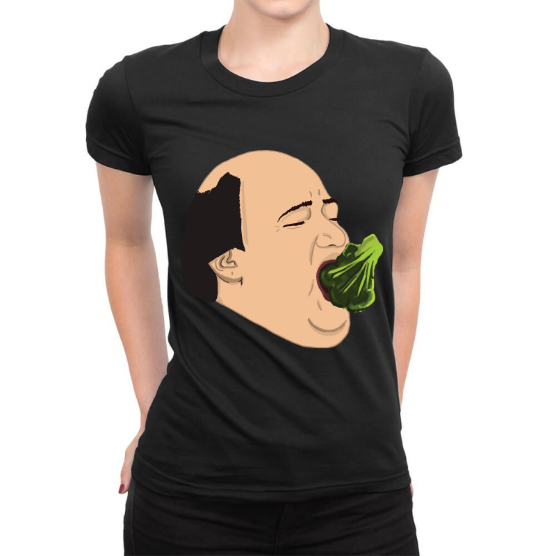 Kevin Vs Broccoli Ladies Fitted T-shirt | Artistshot