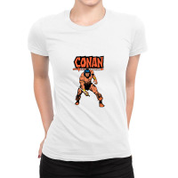 Conan The Barbarian T Shirt, Conan The Barbarian V Ladies Fitted T-shirt | Artistshot