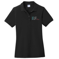 Programmer Sql Query Geek Database Coding Long Sleeve T Shirt Ladies Polo Shirt | Artistshot