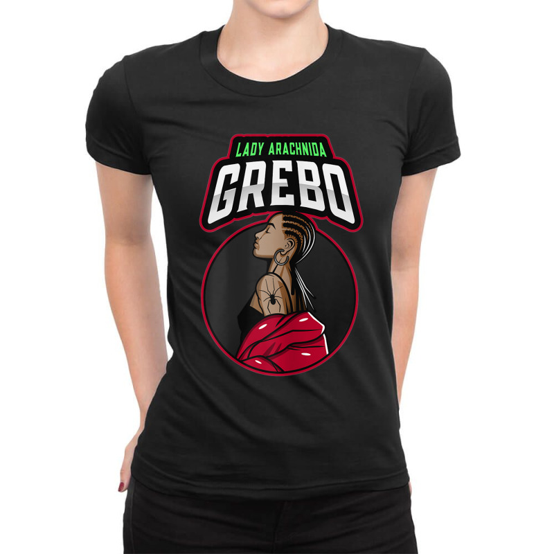 Womens Grebo Lady Arachnida, Liberian Superhero, African Ancestry Ladies Fitted T-Shirt by RILEYALLEN | Artistshot