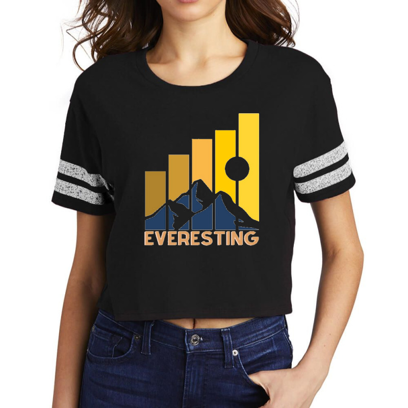 Everesting Challenge Scorecard Crop Tee by cm-arts | Artistshot